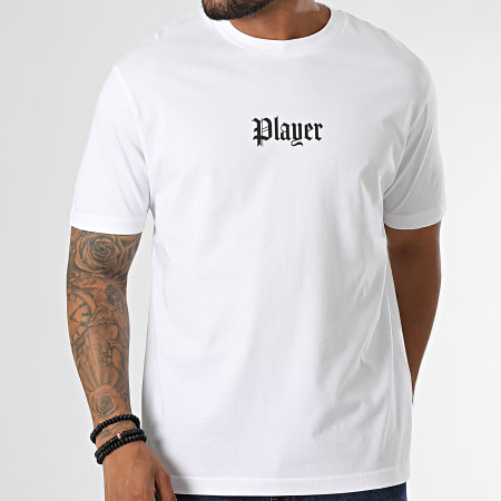 Luxury Lovers - Tee Shirt Oversize Large Player Blanc