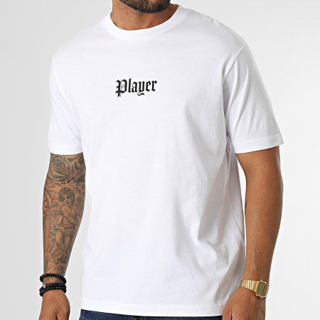 Luxury Lovers - Tee Shirt Oversize Large Player Blanc