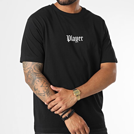 Luxury Lovers - Oversize Camiseta Large Player Negro