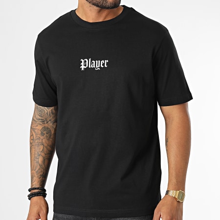 Luxury Lovers - Oversize Camiseta Large Player Negro