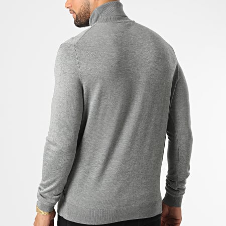 Only And Sons - Pull Col Roulé Wyler Life Gris Chiné