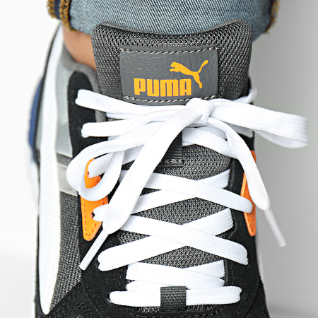Puma - Graviton Pro Zapatillas 380736 Oscuro Sombra Blanco Negro Cantera Naranja