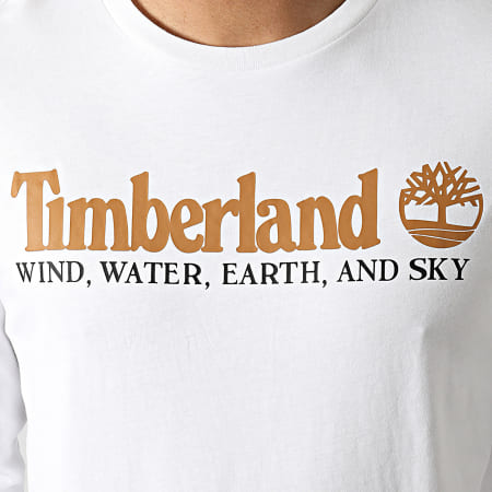 Timberland - New Core A5VM1 Maglietta a maniche lunghe bianca