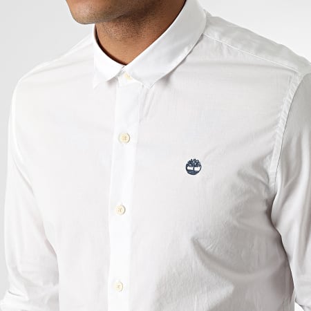Timberland - Camicia a maniche lunghe bianca