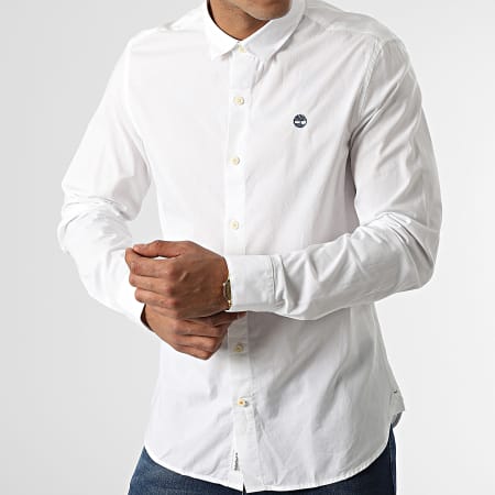 Timberland - Chemise Manches Longues E-R Pop Solid A2BQE Blanc