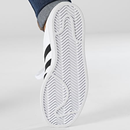 Adidas Originals - Sneakers Superstar Donna GW4062 Cloud White Core Black Blue