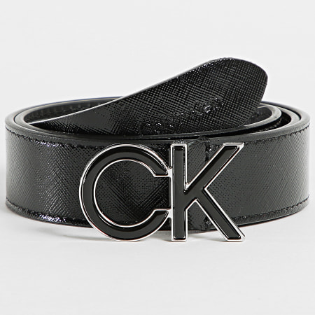 Calvin Klein - Cinturón Re-Lock para mujer Saff 9982 Negro