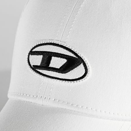 Diesel - Cappello a forma di runa bianco