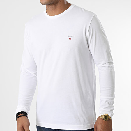 Gant - Tee Shirt Manches Longues Original 234502 Blanc