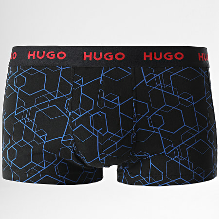 HUGO - Juego De 3 Boxers 50480170 Negro Azul Marino