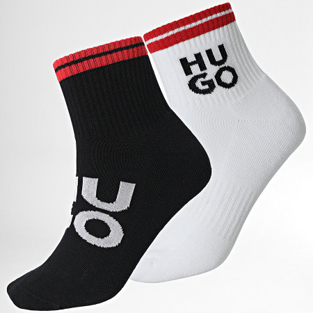 HUGO - 2 paia di calzini 50478372 bianco nero