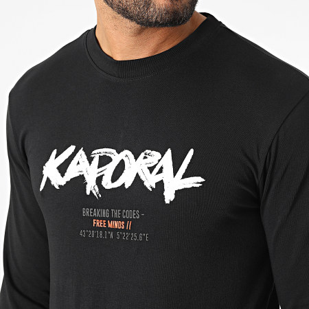Kaporal - Play Maglietta a maniche lunghe nera