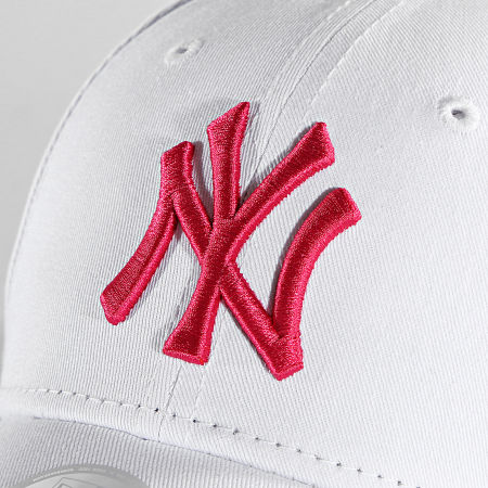 New Era - Gorra de mujer 9Forty League Essential New York Yankees Blanca