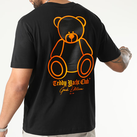 Teddy Yacht Club - Tee Shirt Oversize Large GMK Limited Edition Black Solar Orange