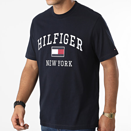 Tommy Hilfiger - T-shirt Modern Varsity 8218 marineblauw