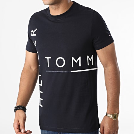 Tommy Hilfiger - Camiseta Graphic Off Placement 8786 Azul Marino