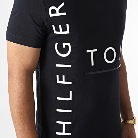 Tommy Hilfiger - Tee Shirt Graphic Off Placement 8786 Bleu Marine