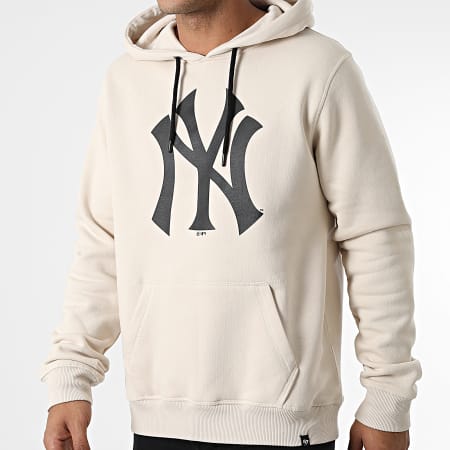 '47 Brand - Sweat Capuche New York Yankees Imprint Burnside Beige