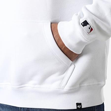 '47 Brand - Sweat Capuche New York Yankees Base Runner Embroidery Blanc