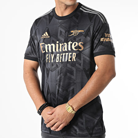Adidas Sportswear - Tee Shirt De Sport Arsenal H35902 Gris Anthracite Noir
