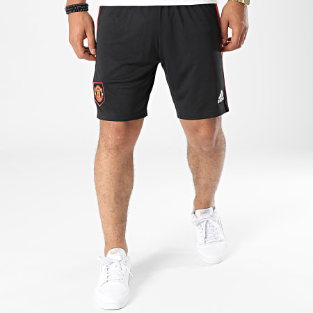 Adidas Sportswear - Short Jogging A Bandes Manchester United H13882 Noir