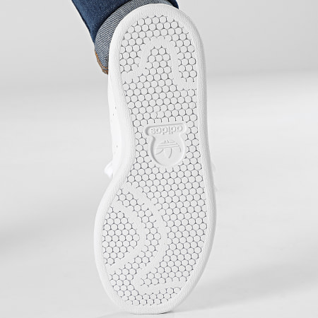 Adidas Originals - Mujer Stan Smith Zapatillas GW4240 Nube Blanco Gris Dos Oro Metálico