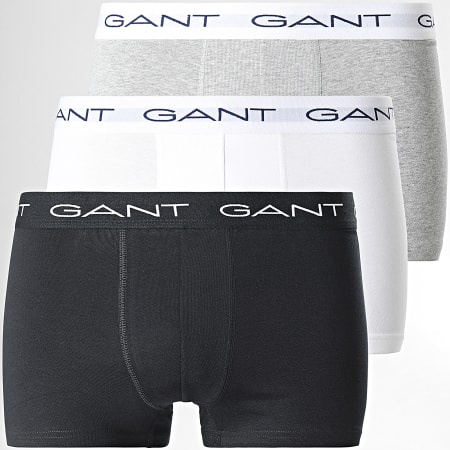 Gant - Set di 3 boxer 90003003 nero bianco grigio erica