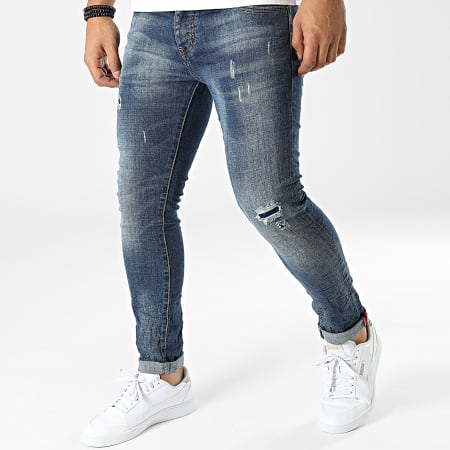 KZR - Jeans skinny TH37805 Denim blu