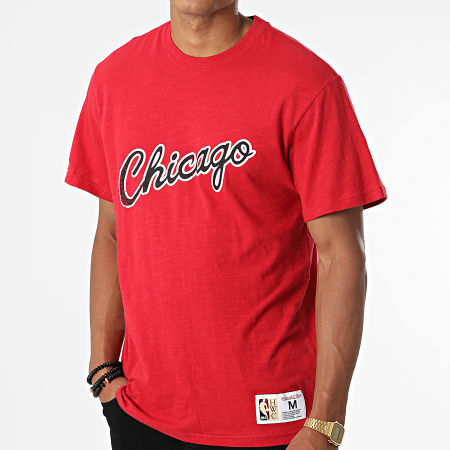 Mitchell and Ness - Tee Shirt Chicago Bulls TCRW1221 Rouge