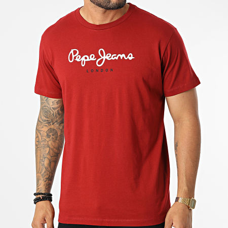 Pepe Jeans - Camiseta Eggo PM508208 Burdeos