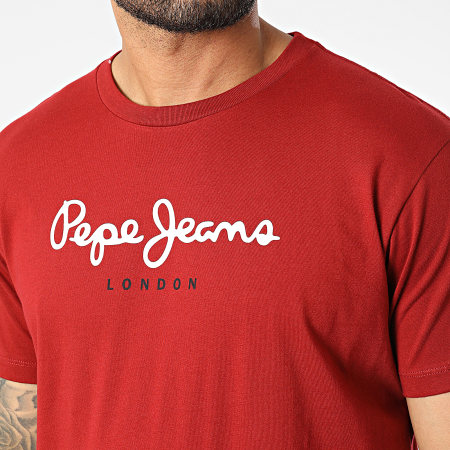 Pepe Jeans - Tee Shirt Eggo PM508208 Bordeaux