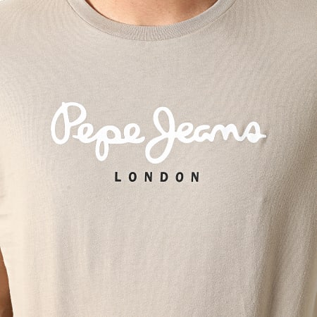 Pepe Jeans - Tee Shirt Eggo PM508208 Beige Foncé
