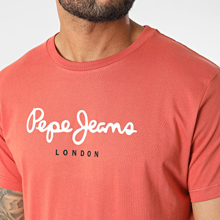 Pepe Jeans - Tee Shirt Eggo PM508208 Orange Foncé