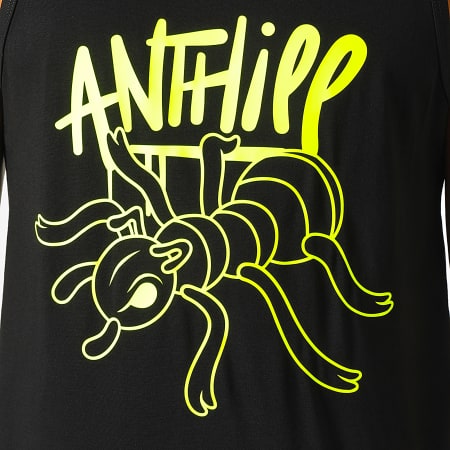 Anthill - Débardeur Ant Noir Jaune Fluo