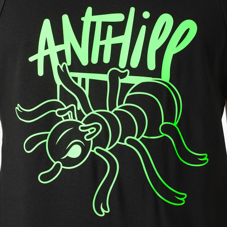 Anthill - Débardeur Ant Noir Vert Fluo