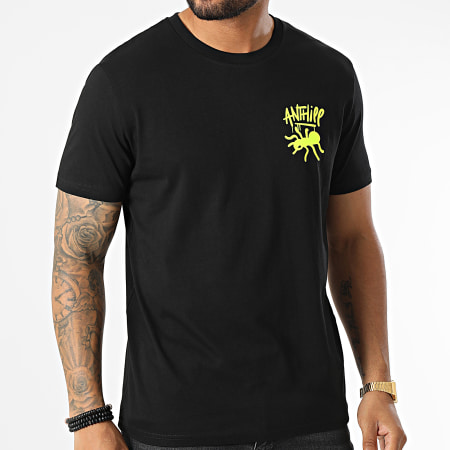 Anthill - Camiseta Hormiga Negro Amarillo Fluo