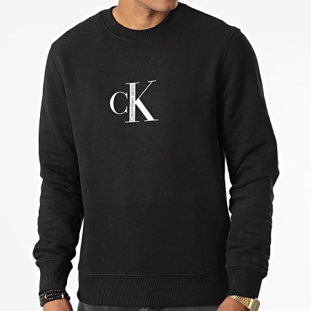 Calvin Klein - Sudadera cuello redondo 1900 Negro