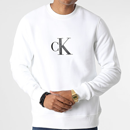 Calvin Klein - Sudadera cuello redondo 1900 Beige claro