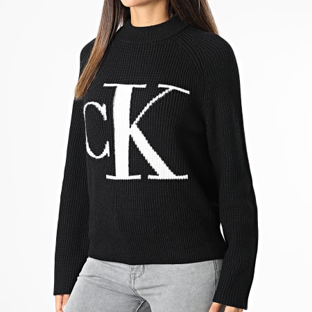 Calvin Klein Pull Femme 9777 Noir LaBoutiqueOfficielle