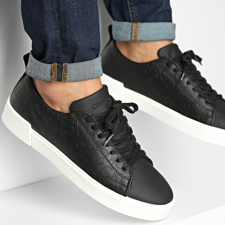 Calvin Klein - Sneakers Low Top Lace Up Mono 0880 Black Mono