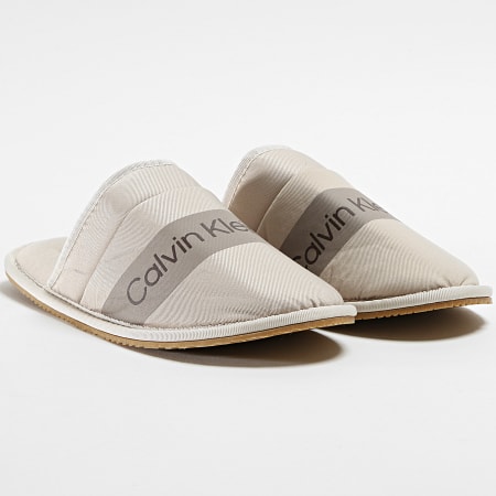 Calvin Klein - Zapatillas de casa Slide 0528 Beige