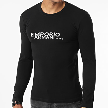 EA7 Emporio Armani - Tee Shirt Manches Longues 111023-2F725 Noir