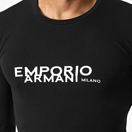 EA7 Emporio Armani - Tee Shirt Manches Longues 111023-2F725 Noir