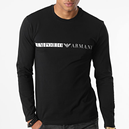 EA7 Emporio Armani - Tee Shirt Manches Longues 111984-2F525 Noir