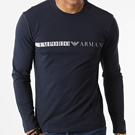 EA7 Emporio Armani - Camiseta manga larga 111984-2F525 Azul marino