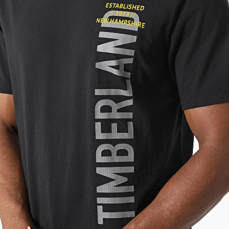 Timberland - Tee Shirt Brand Carrier A5U8W Noir