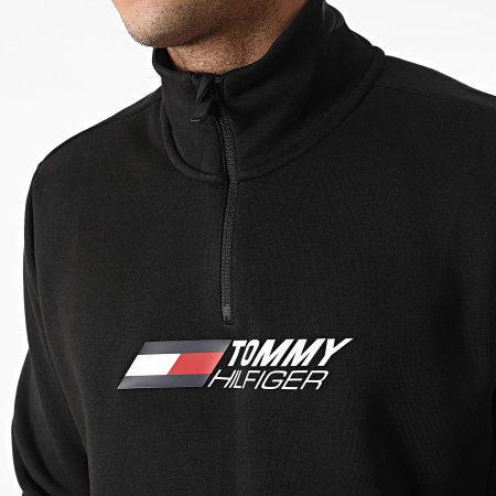 Tommy Hilfiger - Sweat Col Zippé 7929 Noir