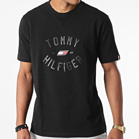Tommy Hilfiger - Camiseta Varsity Graphic 7572 Negro
