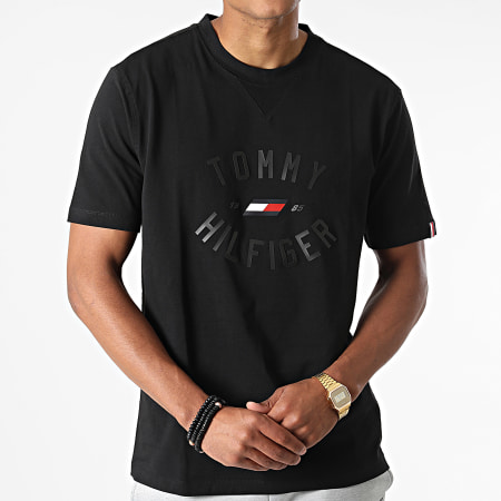Tommy Hilfiger - Camiseta Varsity Graphic 7572 Negro