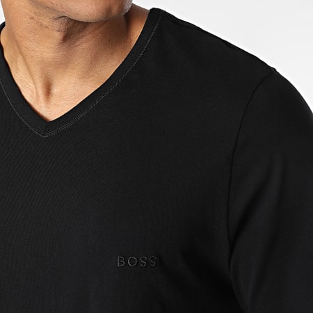BOSS - Lot De 3 Tee Shirts Colv V Classic 50475285 Noir
